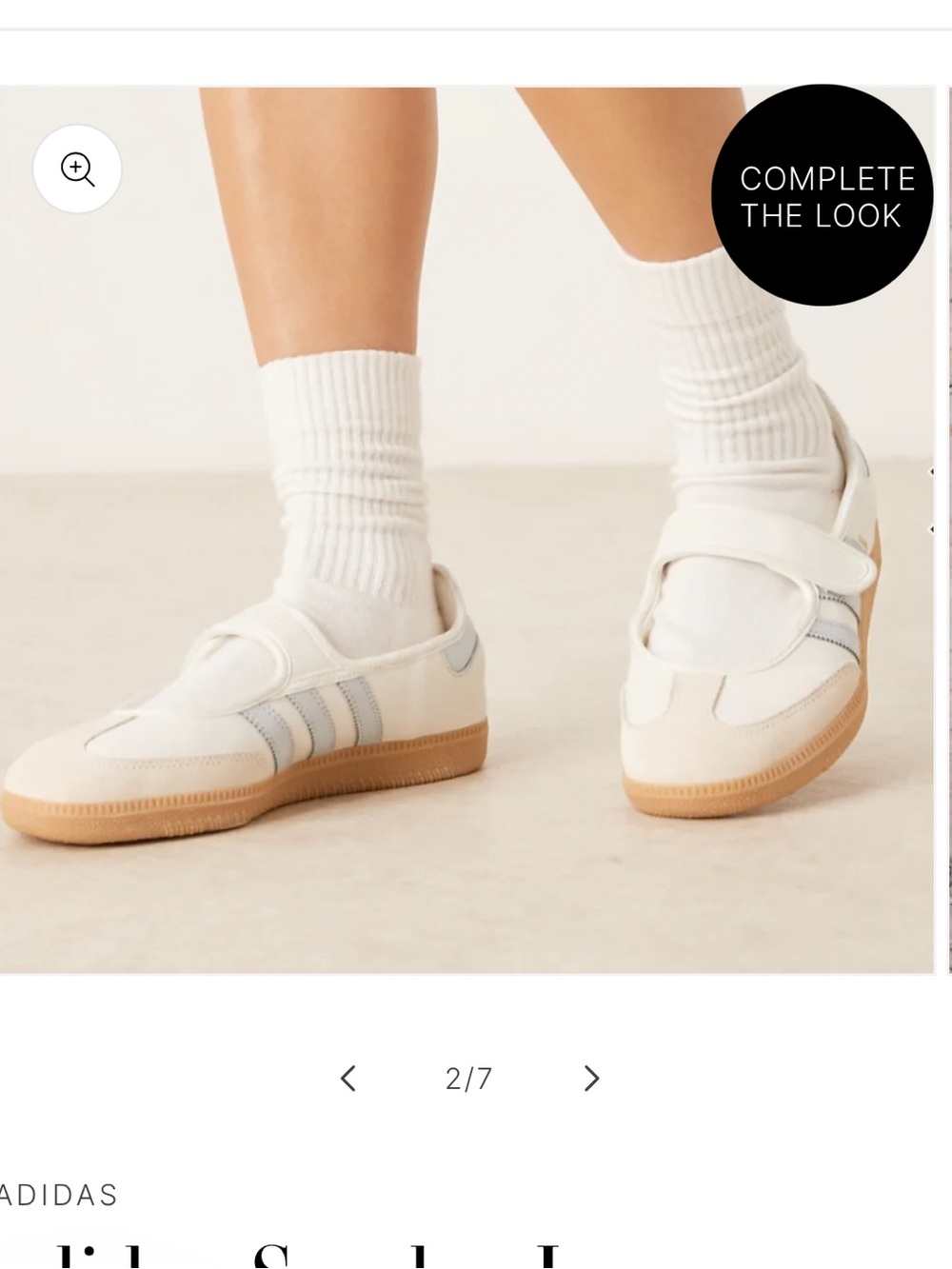 adidas Samba Jane White Gum Blue Halo Women's - Picture 4 of 14